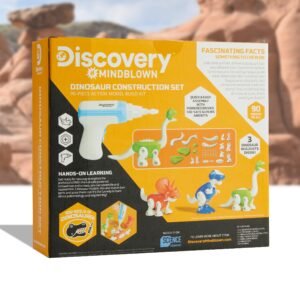 Dinosaur Construction Action Model Build Kit – 90 Pieces