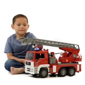 MAN Fire Engine With Selwing Ladder