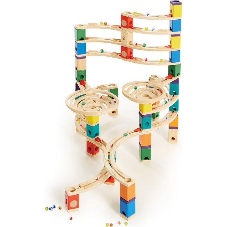 Quadrilla Cyclone Wooden Marble Run Blocks - Image 3