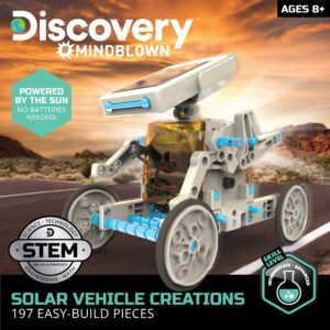 Solar Vehicle Creation Easy-Build Kit – 197 Pieces