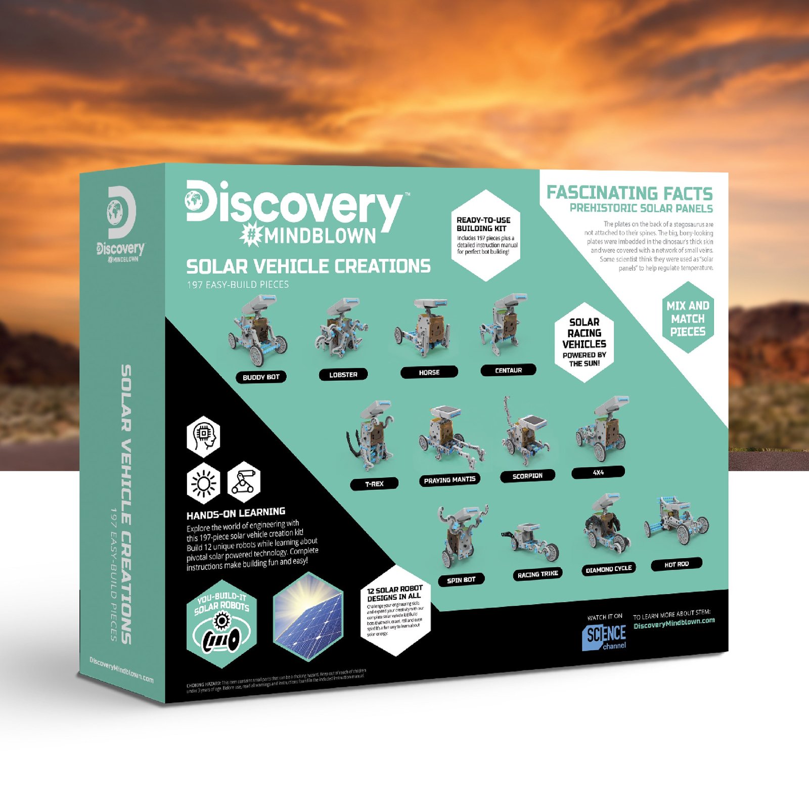 Solar Vehicle Creation Easy-Build Kit - 197 Pieces - Image 9